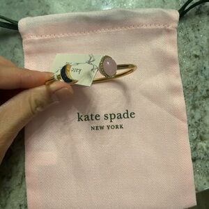 Kate Spade New York hinged cuff planet and Moon bracelet